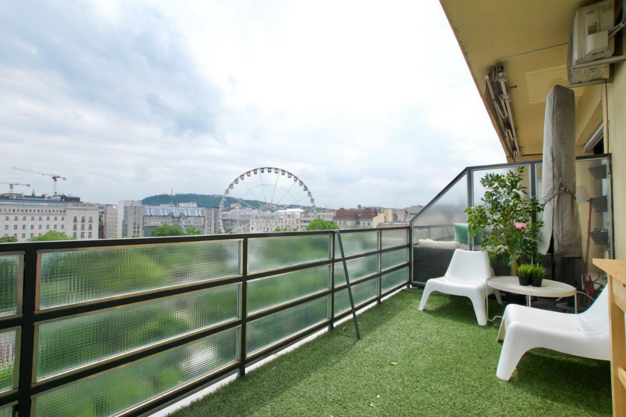 Standard Apartment By Hi5 - Incredible View With Terrace 부다페스트 외부 사진